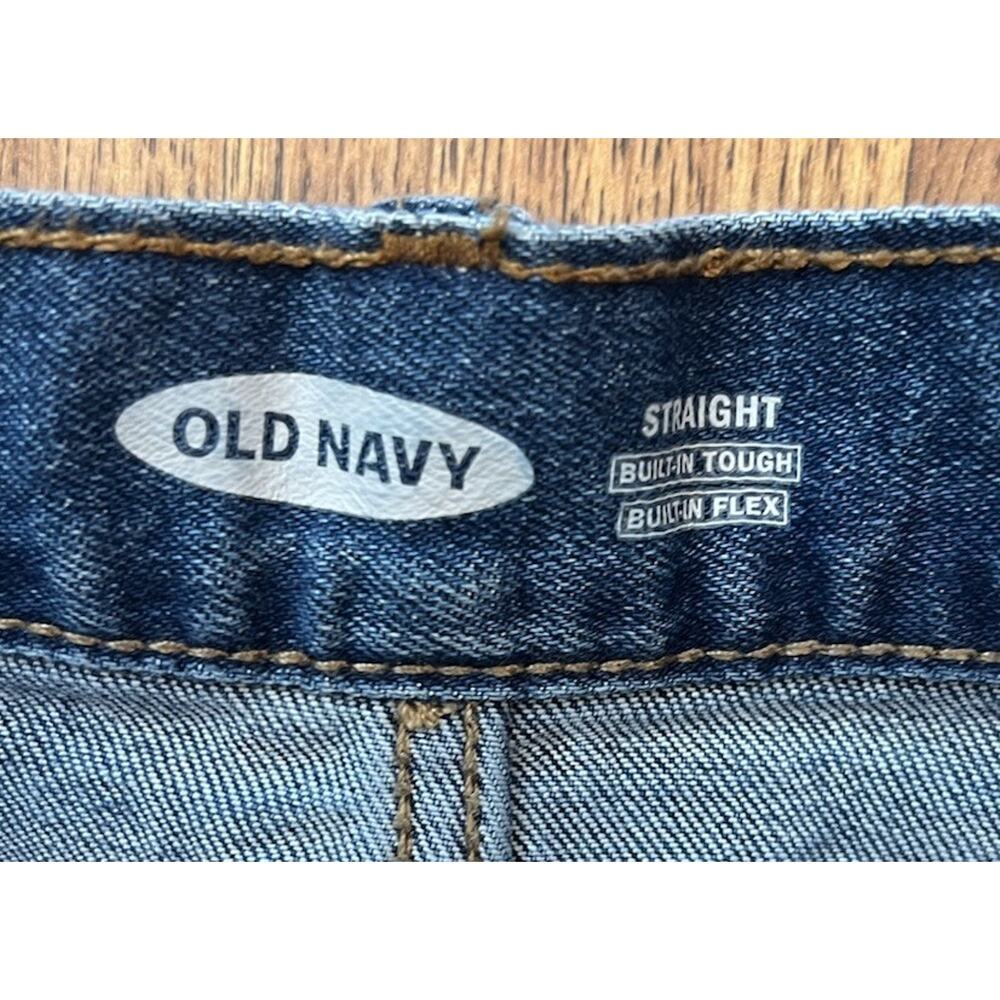 Old Navy Straight Leg Jeans Men’s 32/30 Dark Wash Casual - Picture 2 of 9